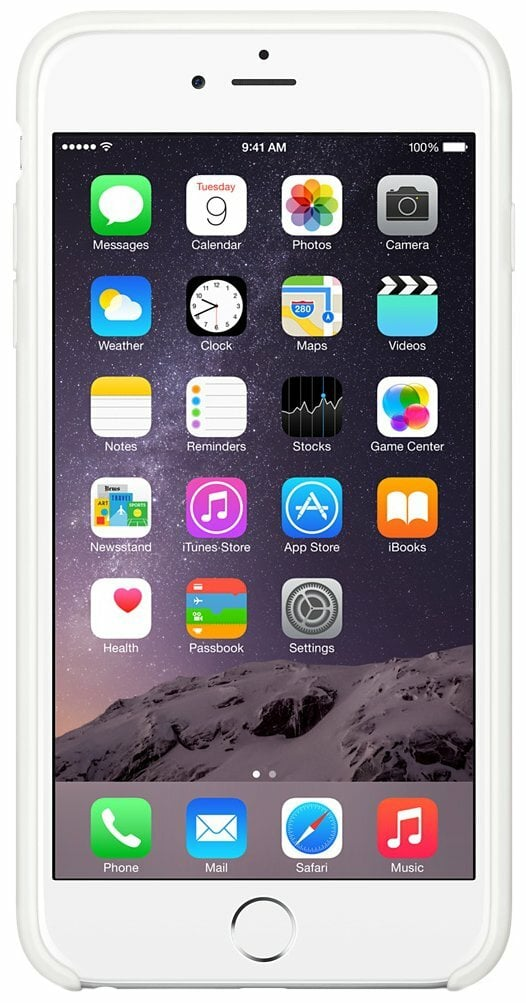 Pokrowiec APPLE iPhone 6 Plus Silicone Case Biały