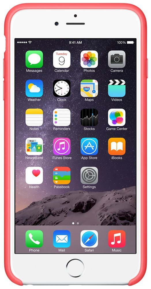 Pokrowiec APPLE iPhone 6 Plus Silicone Case Różowy