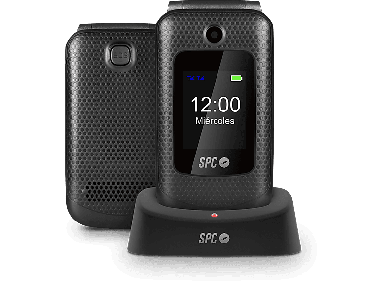 Móvil - SPC Magnus, Negro, 32 MB+32 MB , 2.7", Bluetooth, Radio FM, USB-C, Nucleus OS
