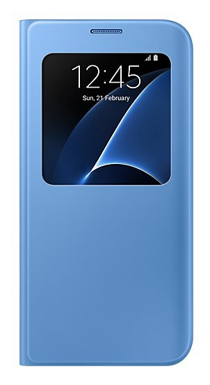 Etui SAMSUNG S View Cover do Galaxy S7 Edge Niebieski EF-CG935PLEGWW