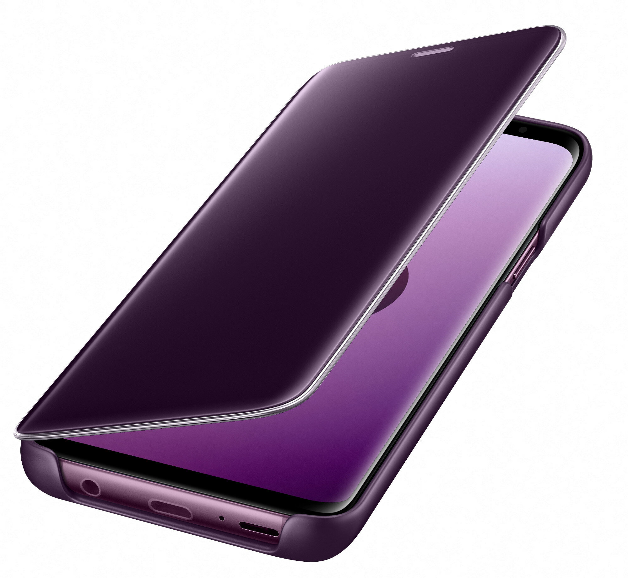Etui SAMSUNG Clear View Standing Cover do Galaxy S9 Fioletowy EF-ZG960CVEGWW
