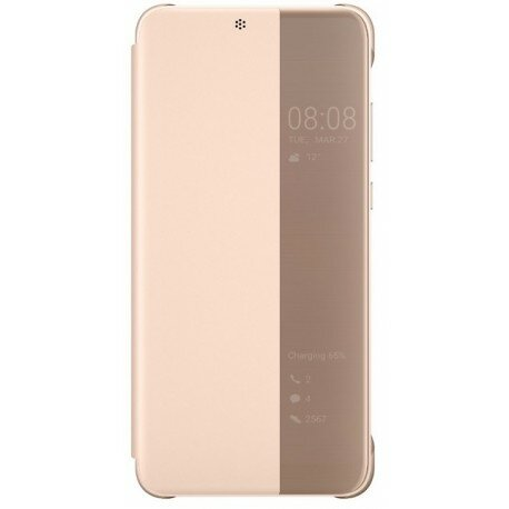 Etui HUAWEI Smart View Flip Cover do Huawei P20 Różowy