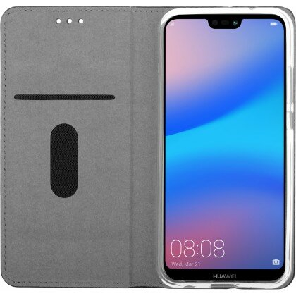 Etui WG Flipbook Line do Huawei P20 Lite Czarny