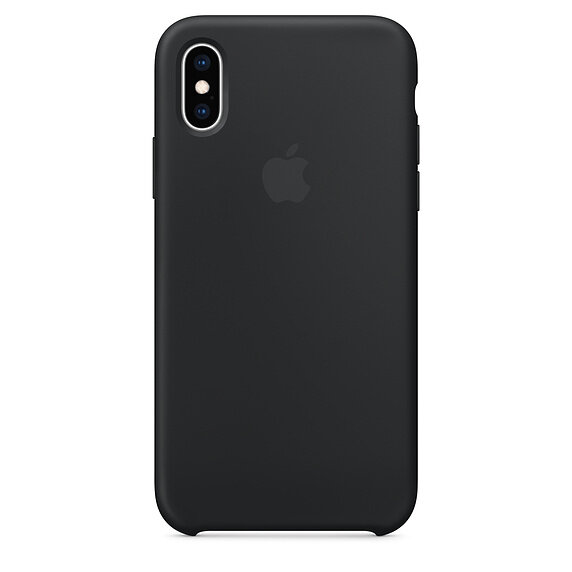 Silikonowe etui APPLE iPhone XS Czarny MRW72ZM/A