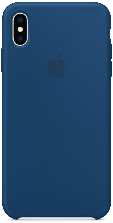 Silikonowe etui APPLE do iPhone XS Max Granatowy MTFH2ZM/A