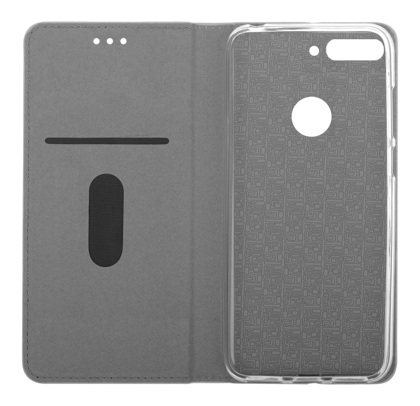 Etui na smartfon WG Flipbook do Huawei Y7 Prime (2018) Czarny