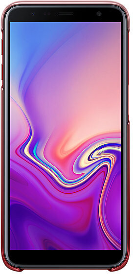 Etui SAMSUNG Gradation do Galaxy J6+ Czerwony EF-AJ610CREGWW