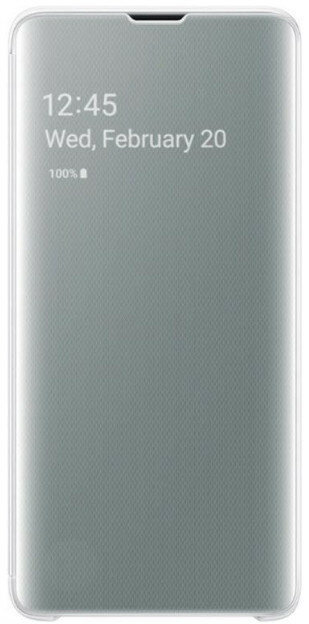 Etui SAMSUNG Clear View Cover do Galaxy S10 Biały EF-ZG973CWEGWW