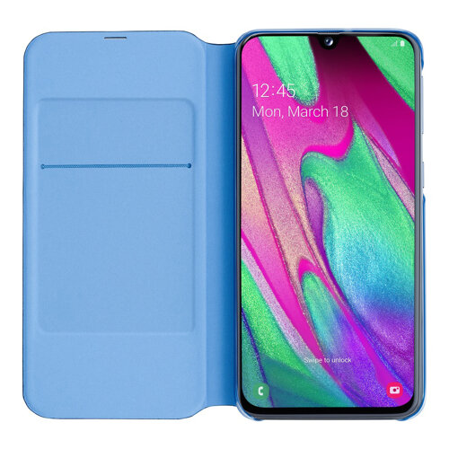 Etui SAMSUNG Wallet Cover do Galaxy A40 Czarny EF-WA405PBEGWW