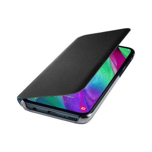 Etui SAMSUNG Wallet Cover do Galaxy A40 Czarny EF-WA405PBEGWW