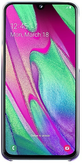 Etui SAMSUNG Gradation Cover do Samsung Galaxy A40 Fioletowy EF-AA405CVEGWW