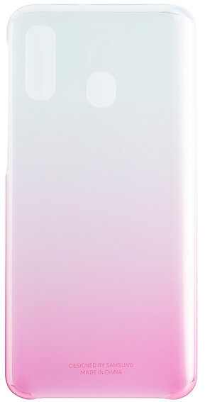 Etui SAMSUNG Gradation Cover do Samsung Galaxy A40 Różowy EF-AA405CPEGWW