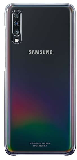 Etui SAMSUNG Gradation Cover do Samsung Galaxy A70 Czarny EF-AA705CBEGWW