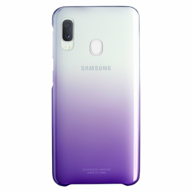 Etui SAMSUNG Gradation Cover do Samsung Galaxy A20e Fioletowy EF-AA202CVEGWW