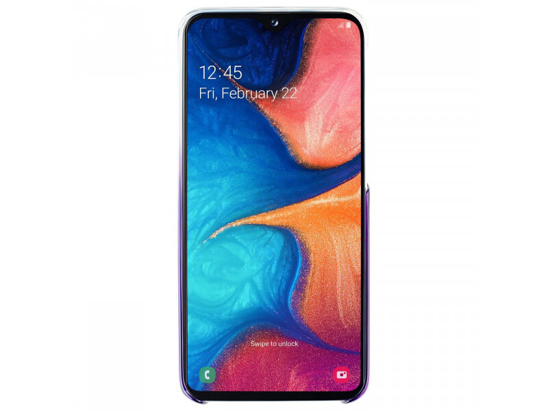 Etui SAMSUNG Gradation Cover do Samsung Galaxy A20e Fioletowy EF-AA202CVEGWW
