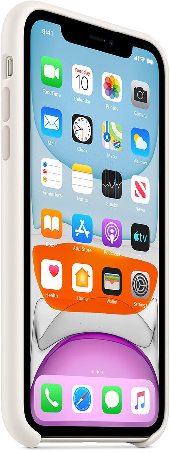 Etui APPLE Silicone Case do iPhone 11 Biały MWVX2ZM/A