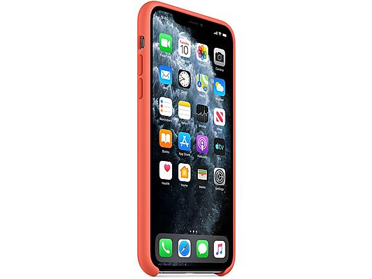 Silikonowe etui APPLE Silicone Case do iPhone 11 Pro Max Jasnopomarańczowy MX022ZM/A