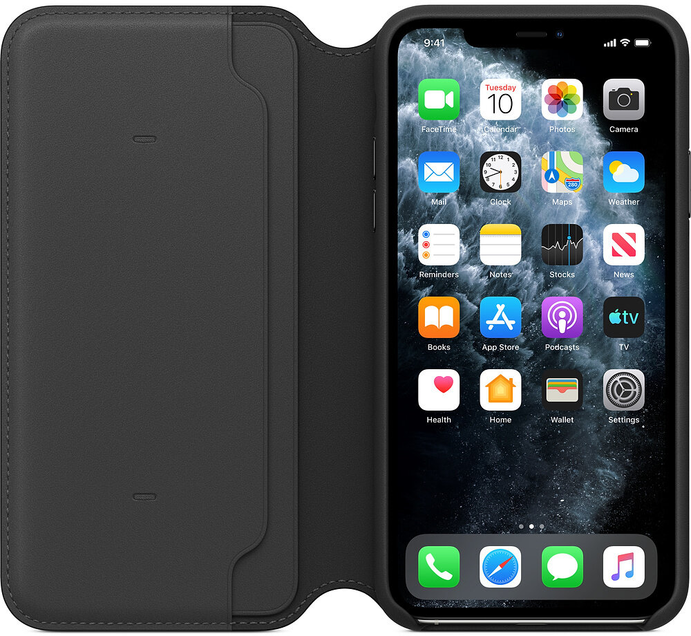 Etui APPLE Leather Folio do iPhone 11 Pro Czarny MX062ZM/A