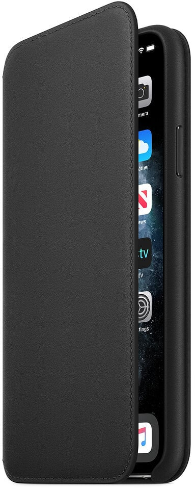 Etui APPLE Leather Folio do iPhone 11 Pro Max Czarny MX082ZM/A