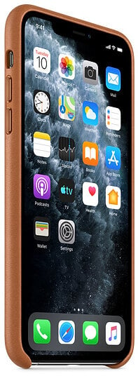 Etui APPLE Leather Case do iPhone 11 Pro Max Jasnobrązowy MX0D2ZM/A