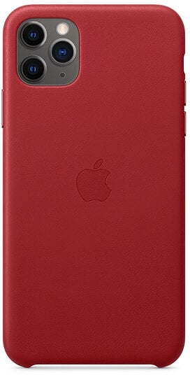 Etui APPLE Leather Case do iPhone 11 Pro Max PRODUCT(RED) Czerwony MX0F2ZM/A