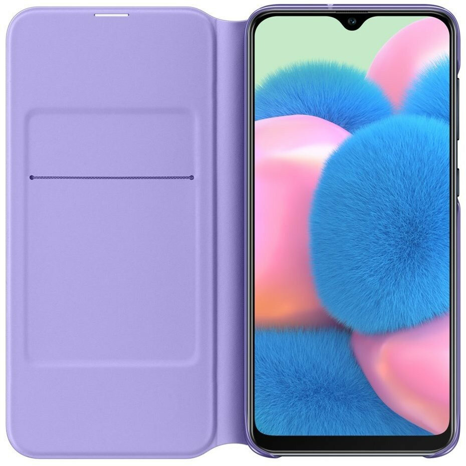 Etui SAMSUNG Wallet Cover do Galaxy A30s Czarny EF-WA307PBEGWW