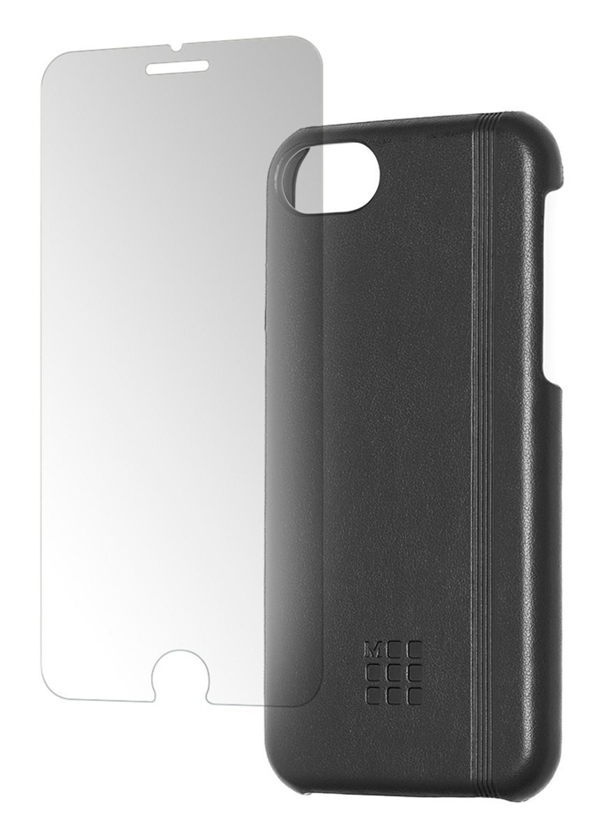 Pakiet ochronny MOLESKINE do Apple iPhone 6 Plus/6S Plus/7 Plus/8 Plus Czarny