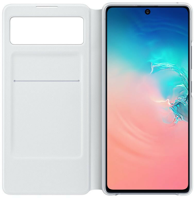 Etui SAMSUNG S-View Wallet Cover do Galaxy S10 Lite Biały EF-EG770PWEGEU