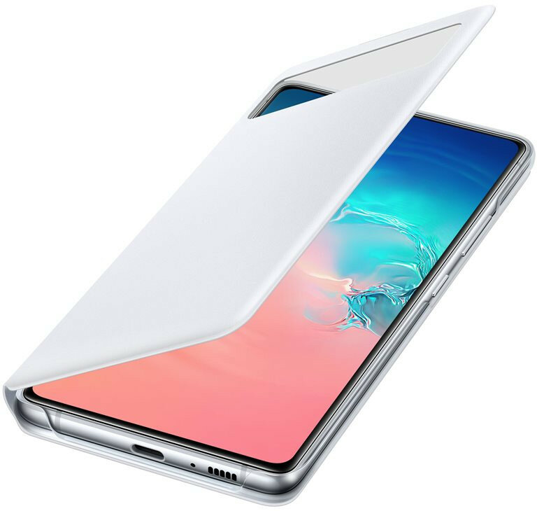 Etui SAMSUNG S-View Wallet Cover do Galaxy S10 Lite Biały EF-EG770PWEGEU