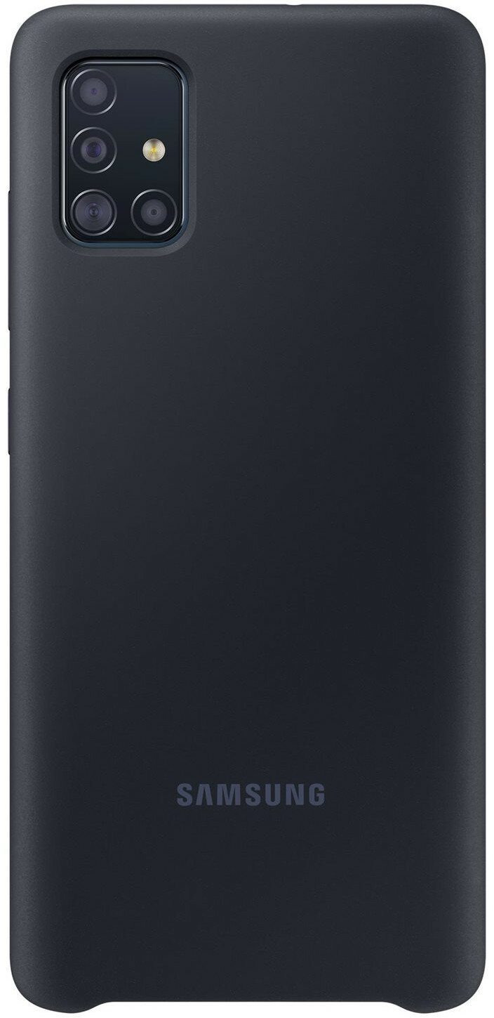Etui SAMSUNG Silicone Cover do Galaxy A51 Czarny EF-PA515TBEGEU