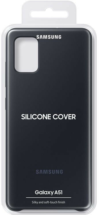 Etui SAMSUNG Silicone Cover do Galaxy A51 Czarny EF-PA515TBEGEU