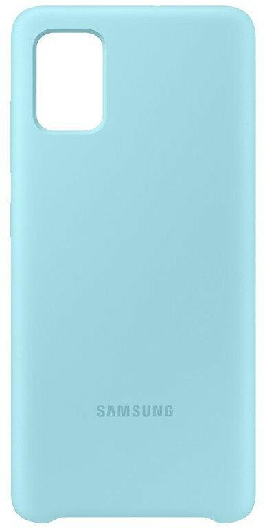 Etui SAMSUNG Silicone Cover do Galaxy A51 Niebieski EF-PA515TLEGEU