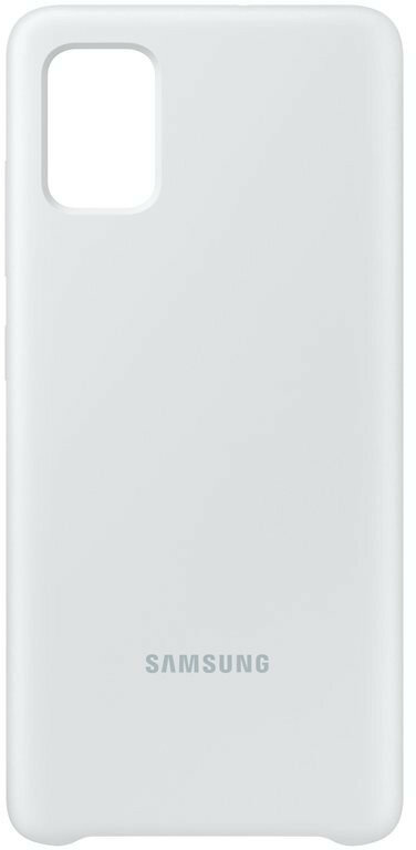 Etui SAMSUNG Silicone Cover do Galaxy A51 Biały EF-PA515TWEGEU