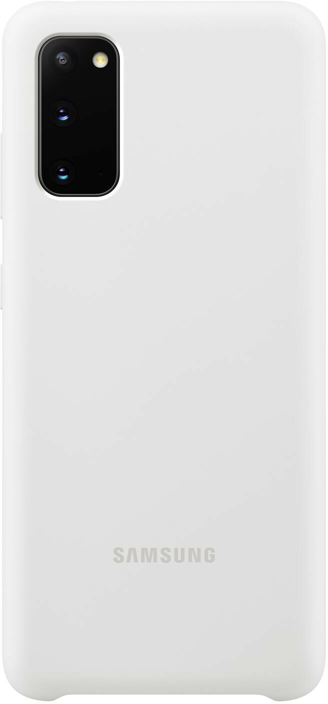 Etui SAMSUNG Silicone Cover do Galaxy S20 Biały EF-PG980TWEGEU