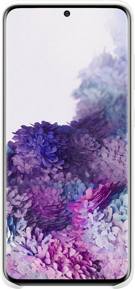 Etui SAMSUNG Silicone Cover do Galaxy S20 Biały EF-PG980TWEGEU