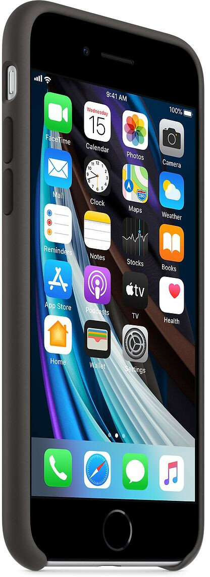 Etui APPLE Silicone Case do iPhone SE Czarny MXYH2ZM/A