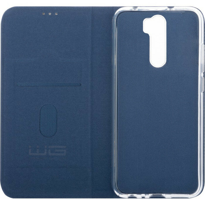 Etui WG Flipbook Duet do Xiaomi Redmi Note 8 Pro Granatowy