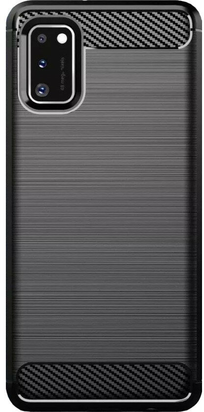 Etui WG Carbon do Samsung Galaxy A41 Czarny