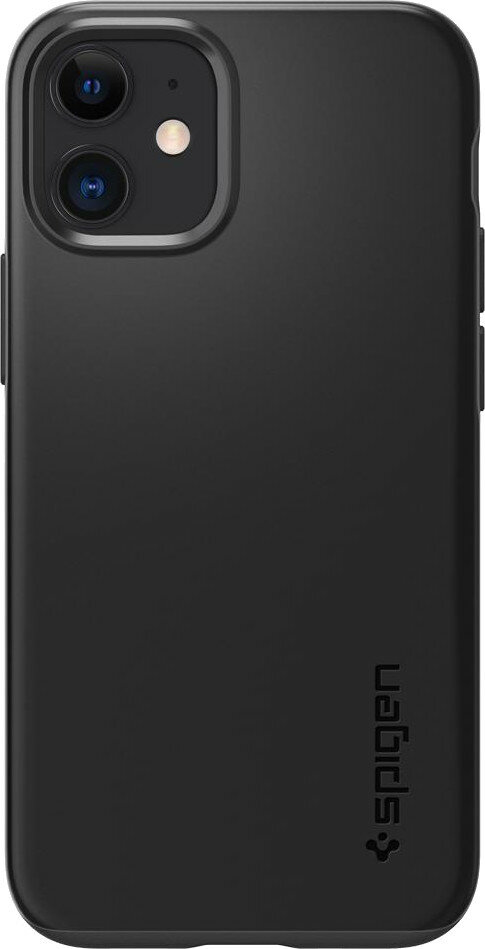 Etui SPIGEN Thin Fit do Apple iPhone 12 mini Czarny