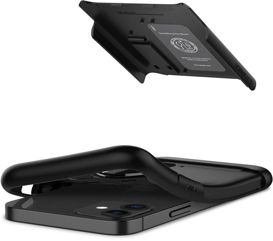 Etui SPIGEN Slim Armor do Apple iPhone 12 mini Czarny