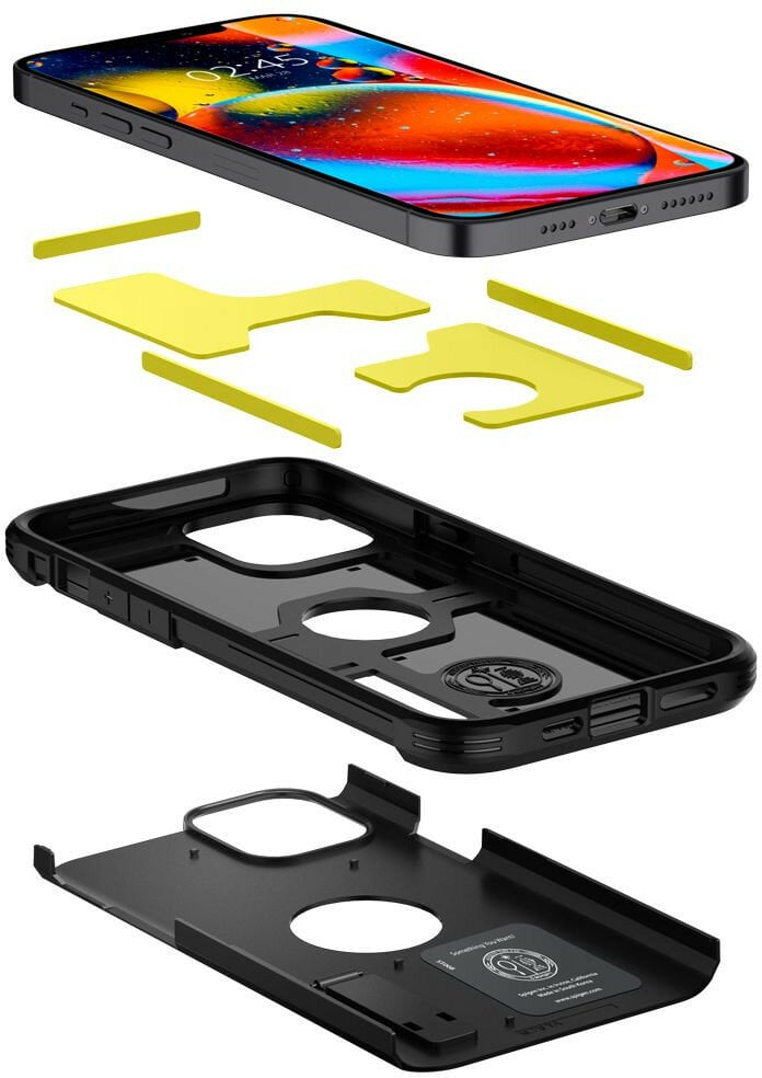 Etui SPIGEN Tough Armor do iPhone 12/iPhone 12 Pro Czarny