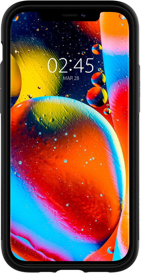 Etui SPIGEN Slim Armor do Apple iPhone 12/iPhone 12 Pro Czarny