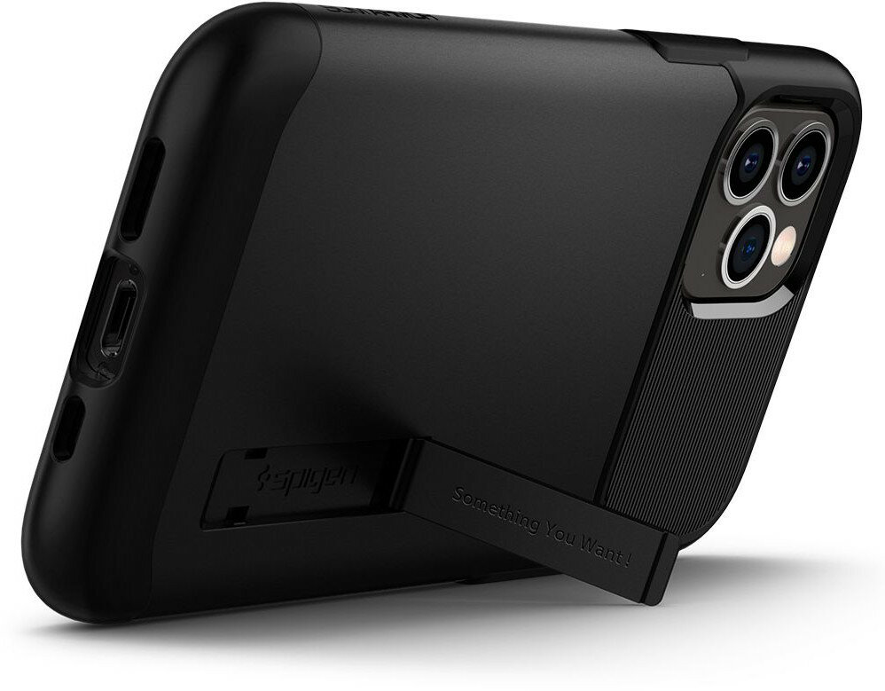 Etui SPIGEN Slim Armor do Apple iPhone 12/iPhone 12 Pro Czarny