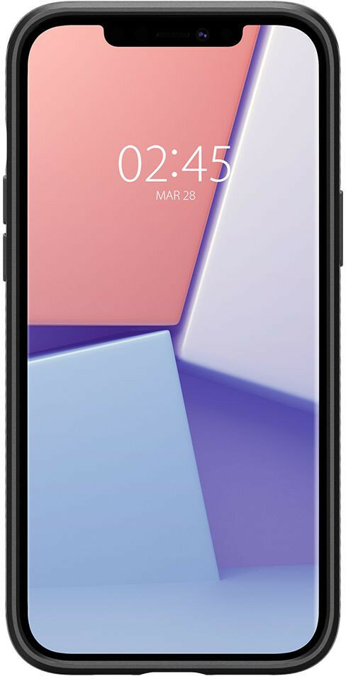 Etui SPIGEN Liquid Air do iPhone 12 Pro Max Czarny matowy