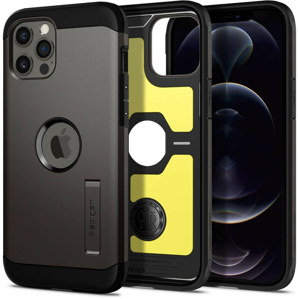 Etui SPIGEN Tough Armor do iPhone 12 Pro Max Szary