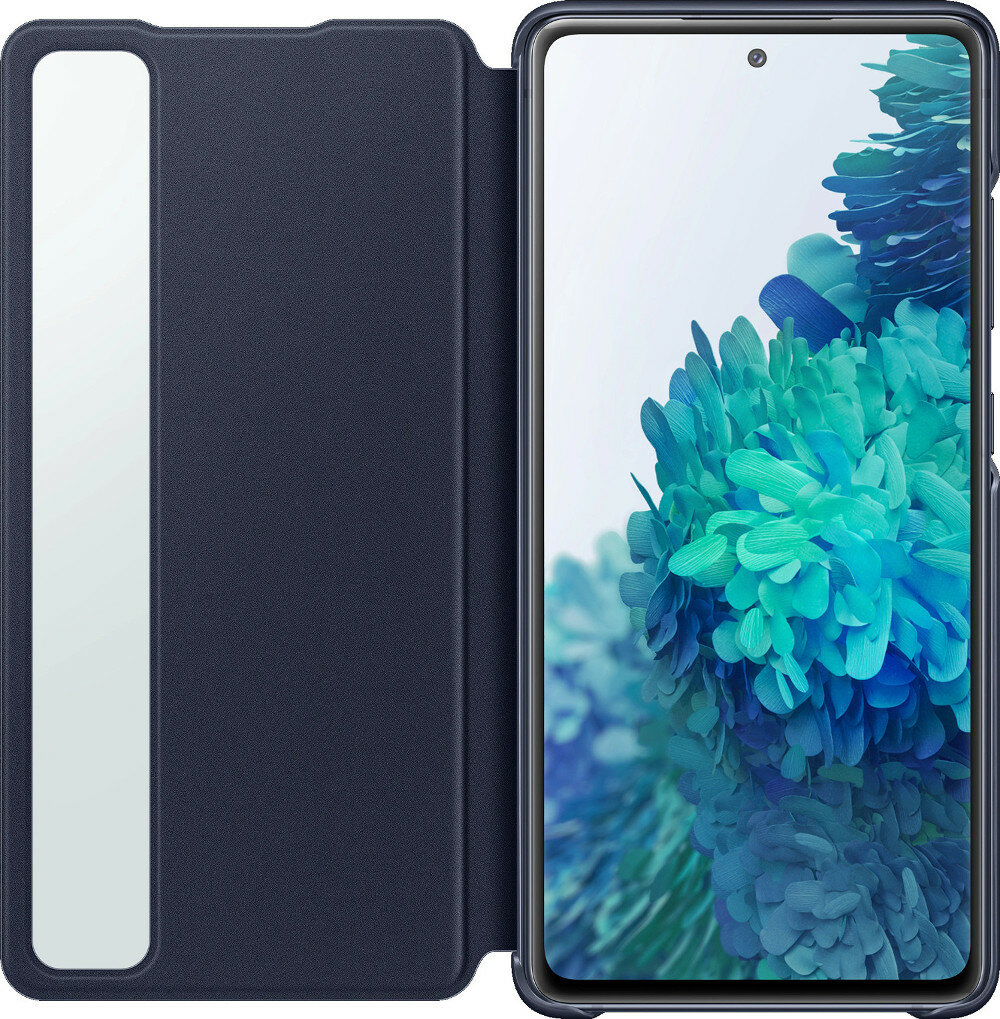 Dwa przezroczyste etui na telefon z niebieskimi obramowaniami. Etui są obok siebie.