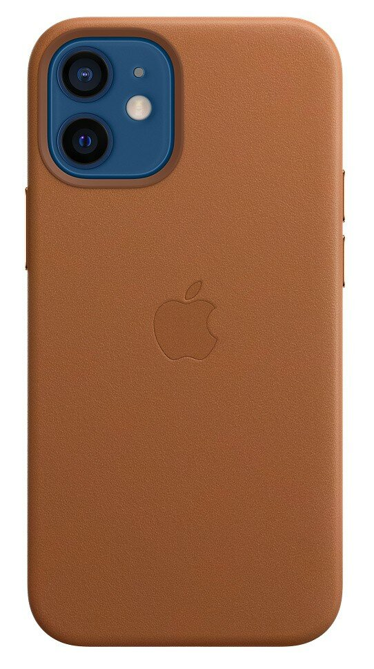 Skórzane etui APPLE z MagSafe do iPhone’a 12 mini Naturalny brąz MHK93ZM/A
