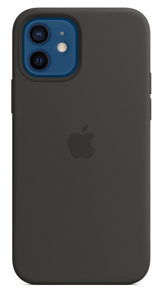 Silikonowe etui APPLE z MagSafe do iPhone’a 12/12 Pro Czarny MHL73ZM/A