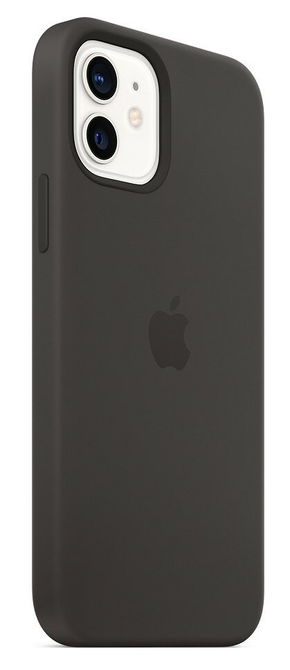 Silikonowe etui APPLE z MagSafe do iPhone’a 12/12 Pro Czarny MHL73ZM/A