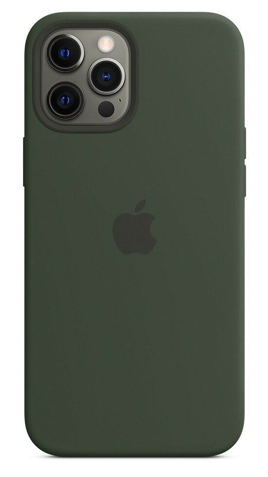 Silikonowe etui APPLE z MagSafe do iPhone’a 12 Pro Max Cypryjska zieleń MHLC3ZM/A